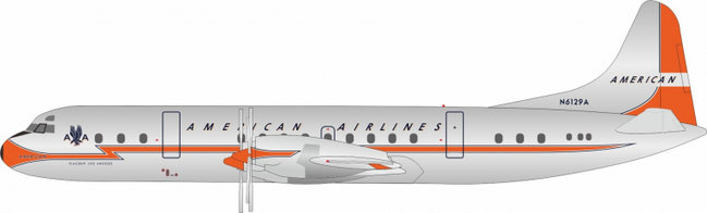 American Airlines Lockheed L-188 (Inflight200 1:200)