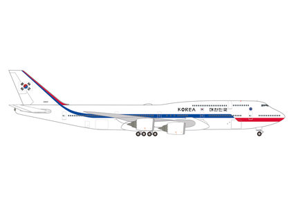 South Korea Government Boeing 747-8 BBJ (Herpa Wings 1:500)