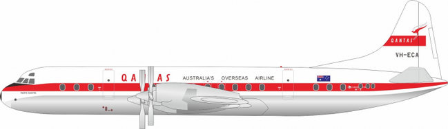 Qantas Lockheed L-188 (Inflight200 1:200)