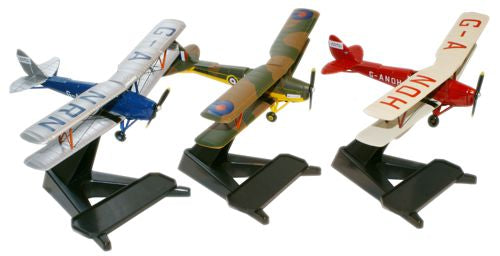 Set of 3 De Havilland DH82 Tiger Moth (Oxford Aviation 1:72)