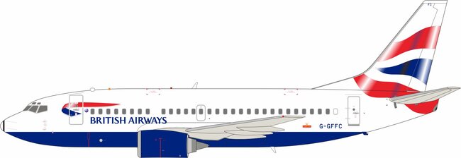 British Airways Boeing 737-500 (ARD200 1:200)