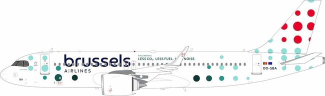 Brussels Airlines Airbus A320-251N (JFox 1:200)