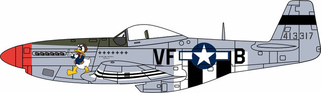 US Air Force Mustang P51 (Oxford Aviation 1:72)