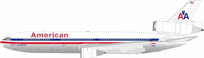 American Airlines McDonnell Douglas DC-10-10 (Inflight200 1:200)