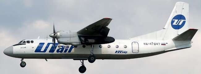 UTair Aviation Antonov An-24B (JC Wings 1:400)