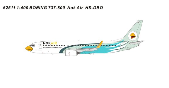 NokAir Boeing 737-800 (Panda Models 1:400)