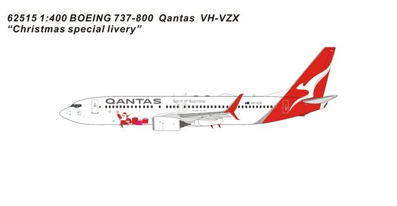 Qantas Boeing 737-800 (Panda Models 1:400)