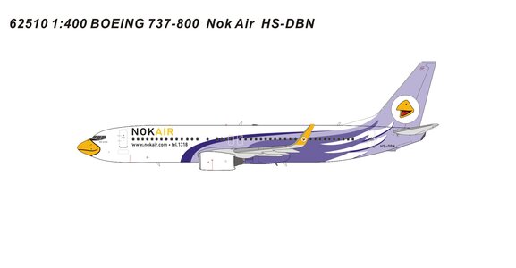 NokAir Boeing 737-800 (Panda Models 1:400)