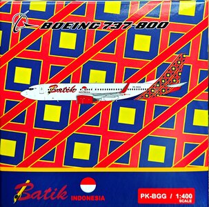 Batik Air Boeing 737-800 (Panda Models 1:400)