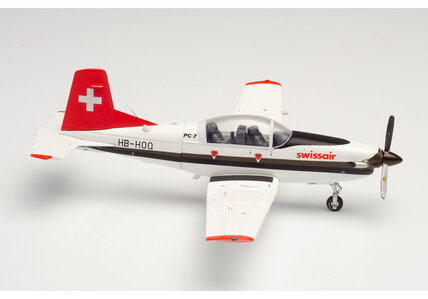 Swissair Pilatus PC-7 Turbo Trainer (Herpa Wings 1:72)