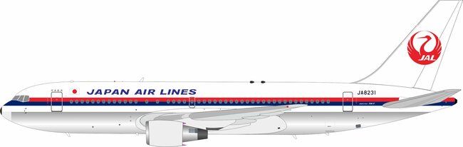 Japan Airlines (JAL) Boeing 767-246 (B Models 1:200)