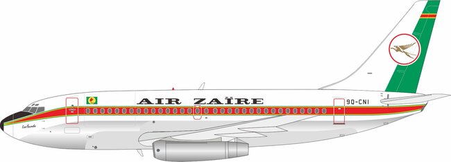 Air Zaire Boeing 737-298C (Inflight200 1:200)