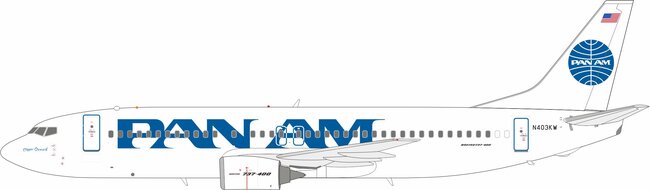 Pan Am Boeing 737-4Q8 (Inflight200 1:200)