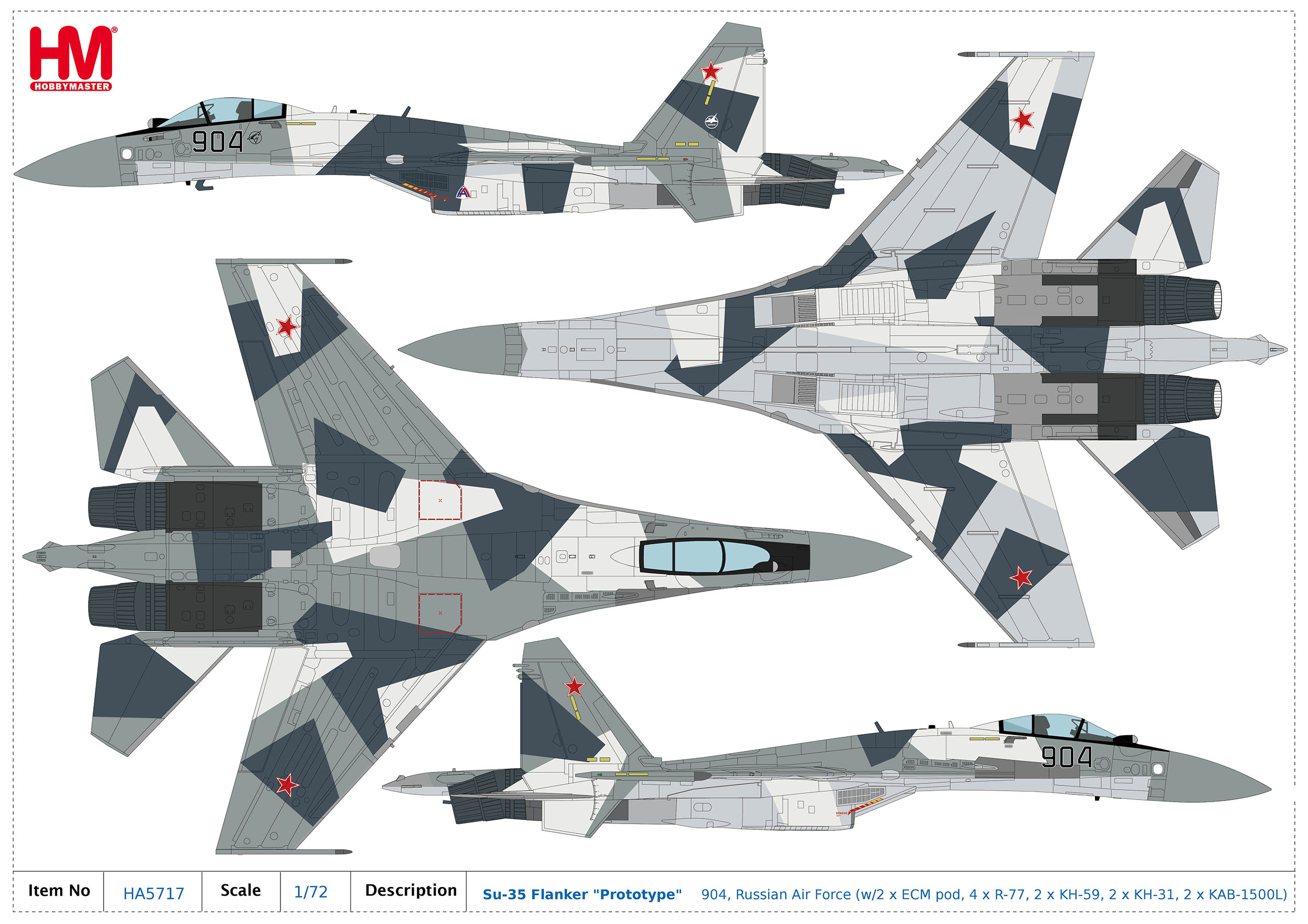 ScaleModelStore.com :: Hobby Master 1:72 - HA5717 - Russian Air