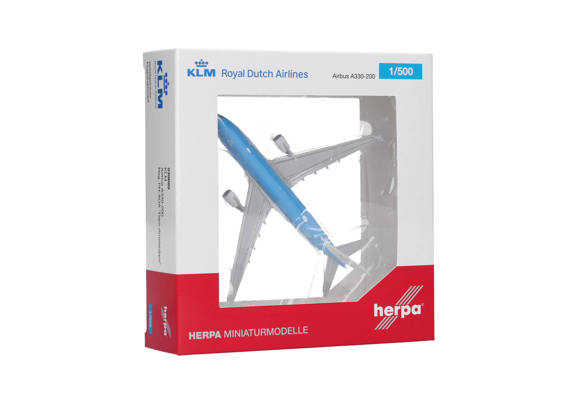 ScaleModelStore.com :: Herpa Wings 1:500 - 539685 - KLM Airbus