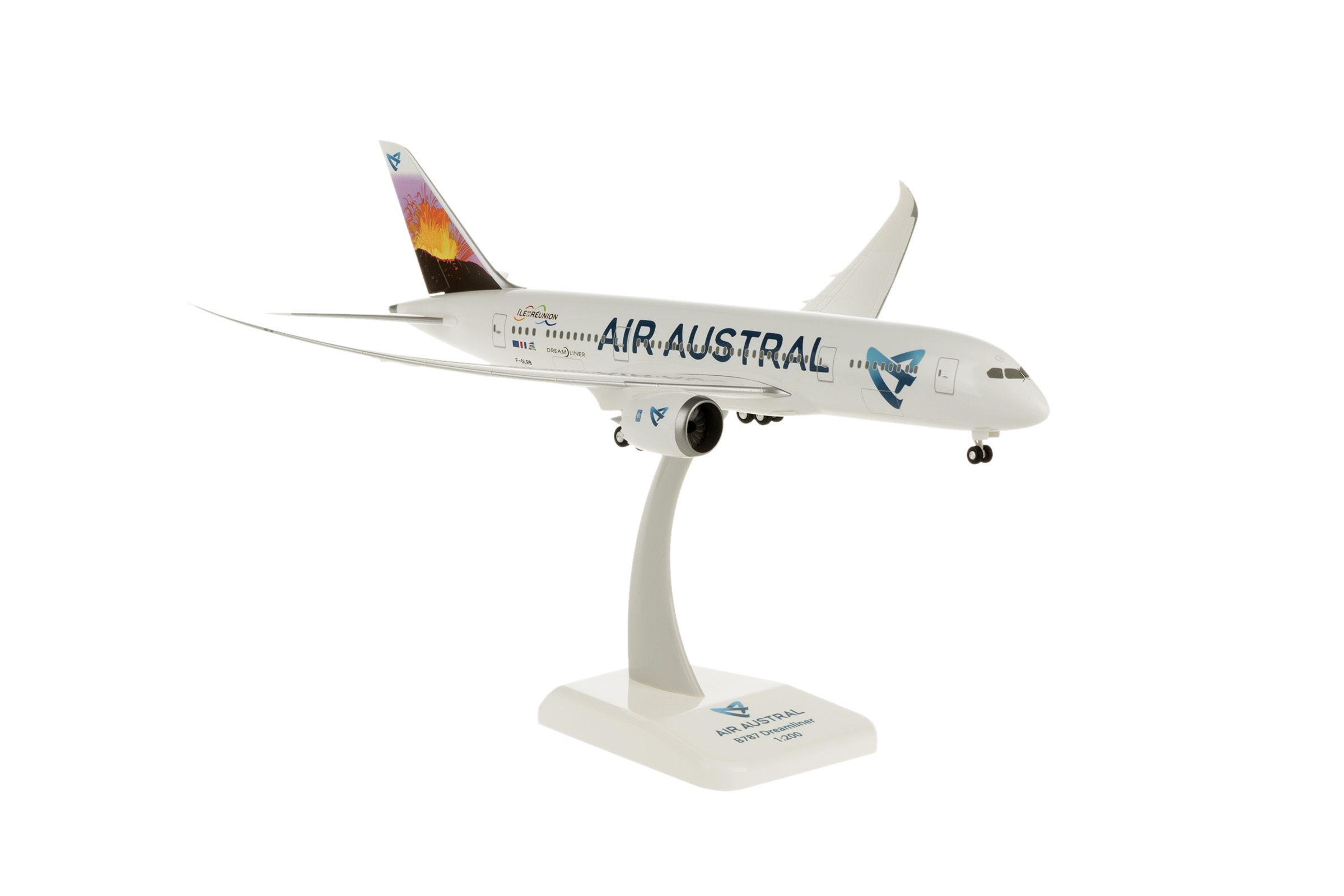Air Austral 1:200 Limox Wings AA02 Dreamliner Modell Volcano Boeing 787-8 