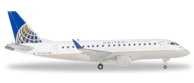 Herpa Wings 1:400  Embraer E170  United Express N644RW  562584  Modellairport500 
