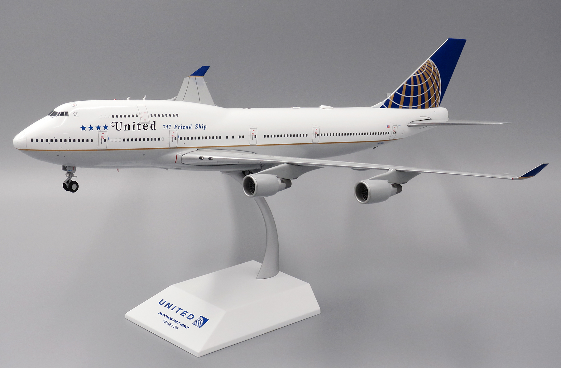 ScaleModelStore.com :: JC Wings 1:200 - XX2204 - United Boeing 747-400