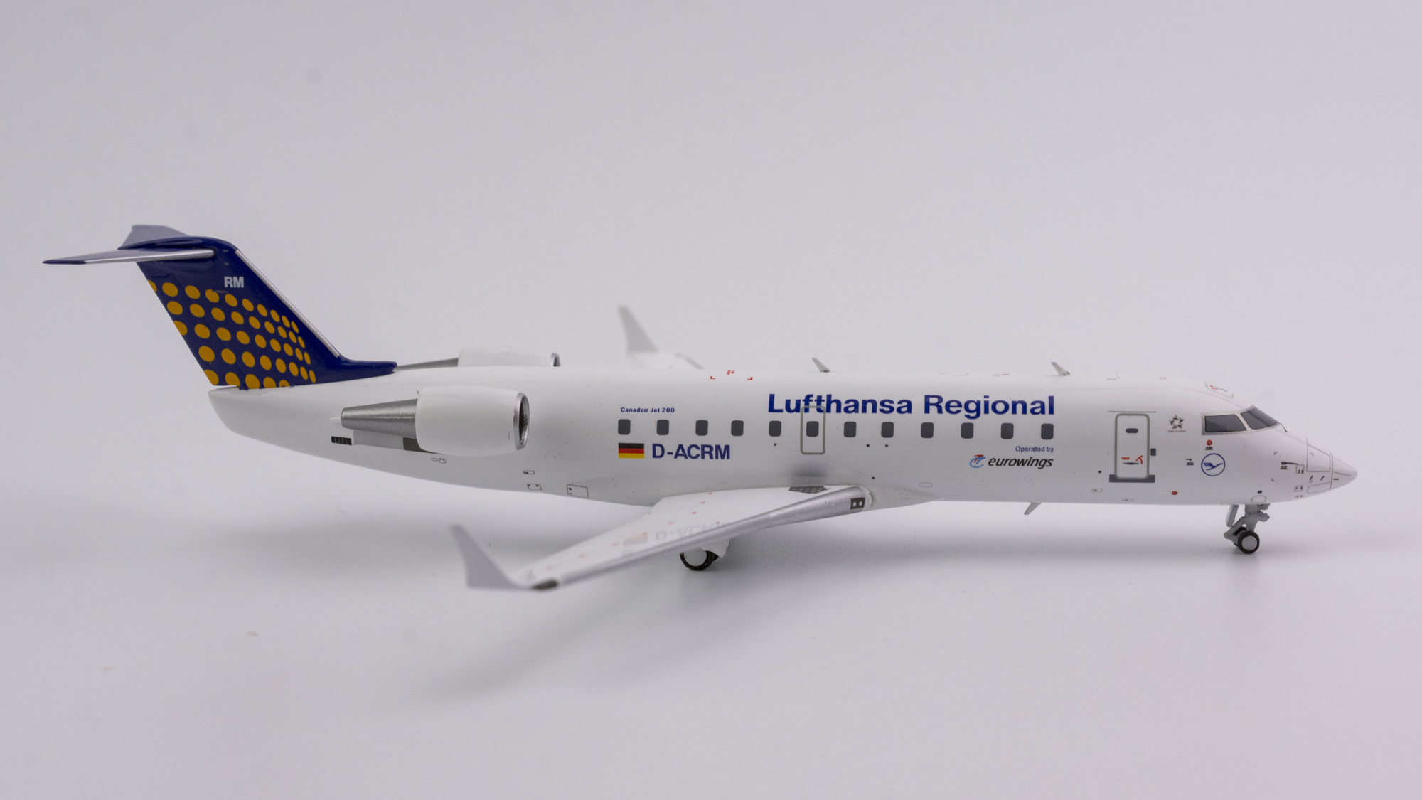 NG Models Bombardier CRJ-100ER Air Canada Jazz - Metallmodell 1:200 C-FWSC