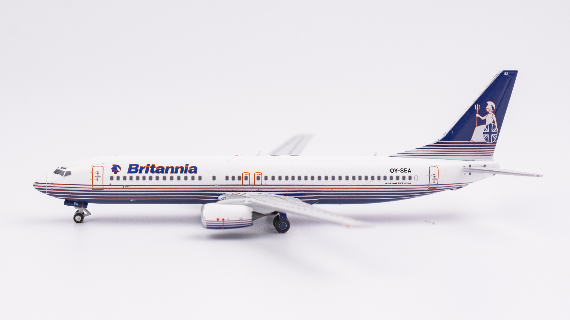 NG Model 58005 Boeing 737-8Q8 Britannia Airways OY-SEA in 1:400 scale 
