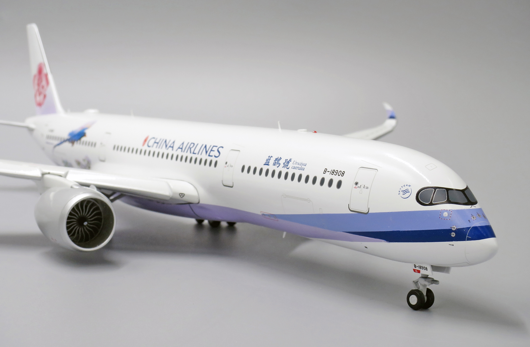 JC Wings 1:400 China Airlines Airbus A350-900 Diecast Model B-18908 Flaps Down 