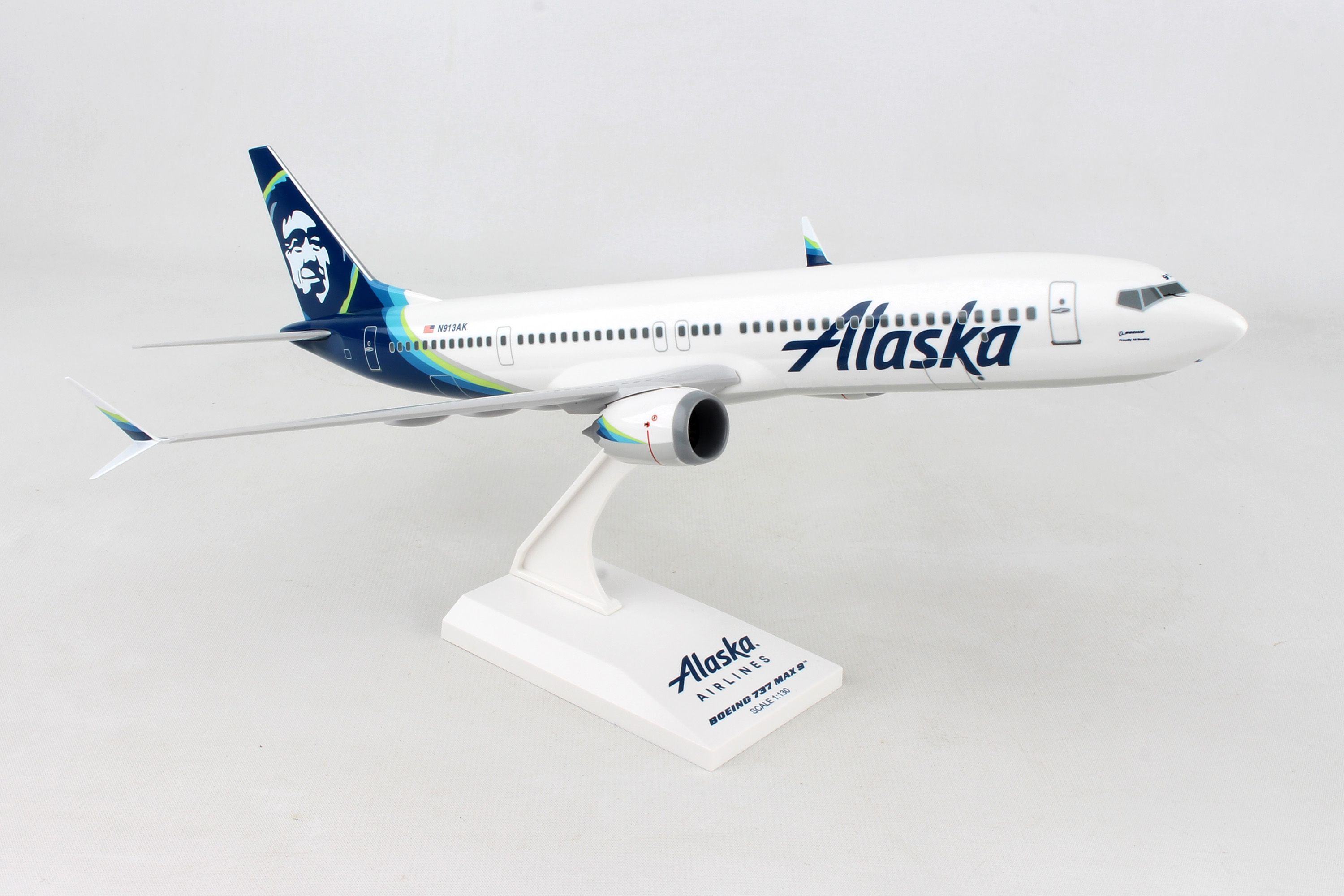 Scalemodelstore Com Skymarks 1 130 Skr1007 Alaska Airlines Boeing 737 Max 8