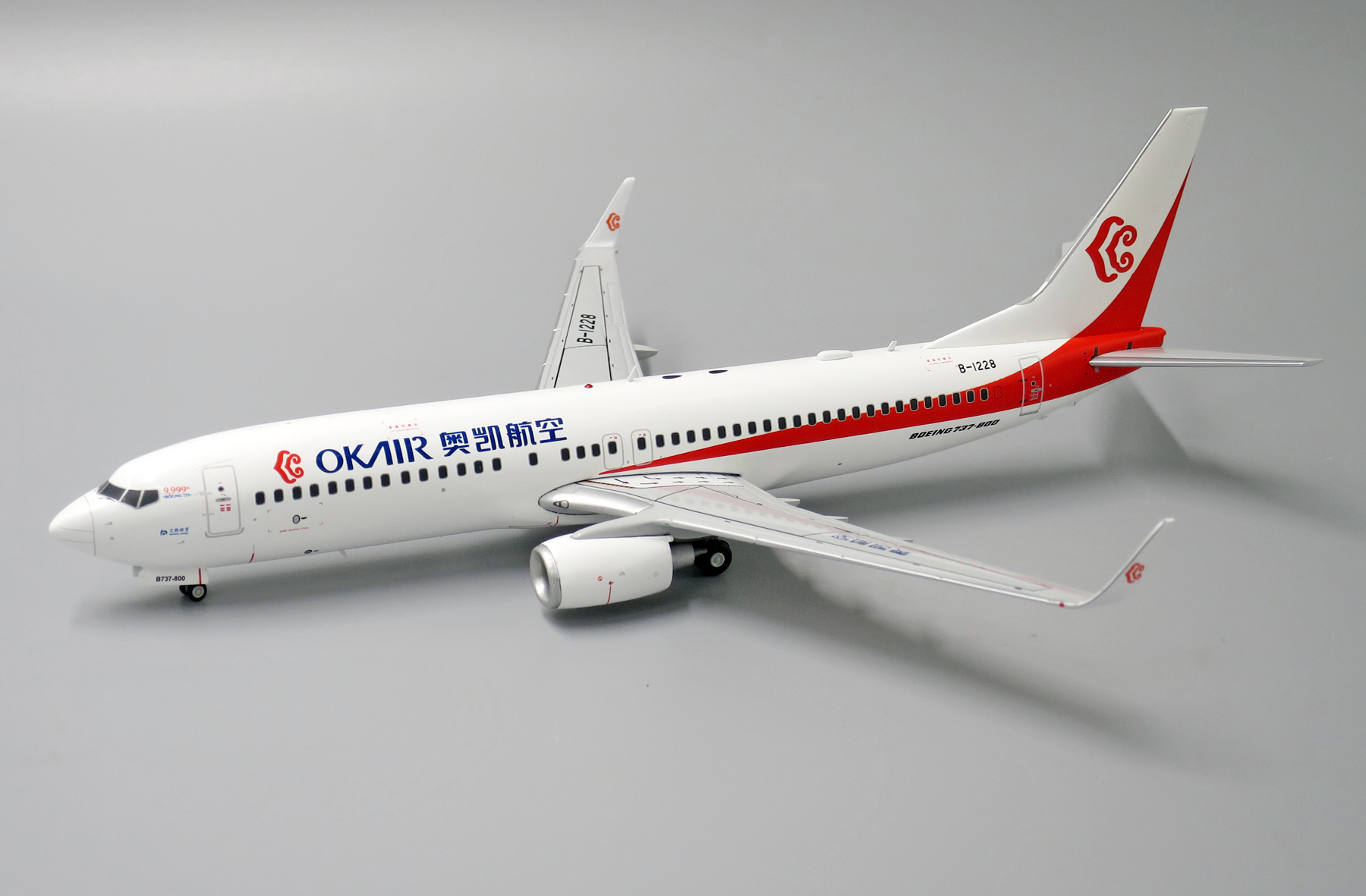 Details about   JC Wings 1:200 XX2078 OK AIR Boeing 737-800 Diecast Aircarft Model Reg#B-1228 