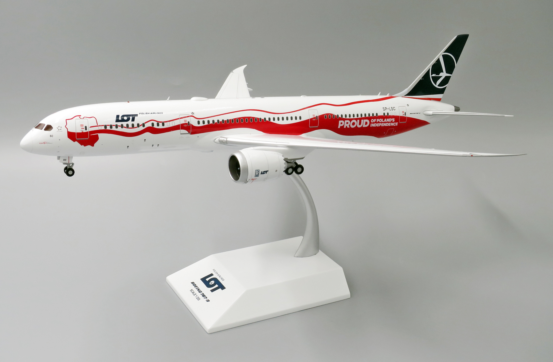 Scalemodelstore Com Jc Wings 1 0 Xx85 Lot Polish Airlines Boeing 787 9