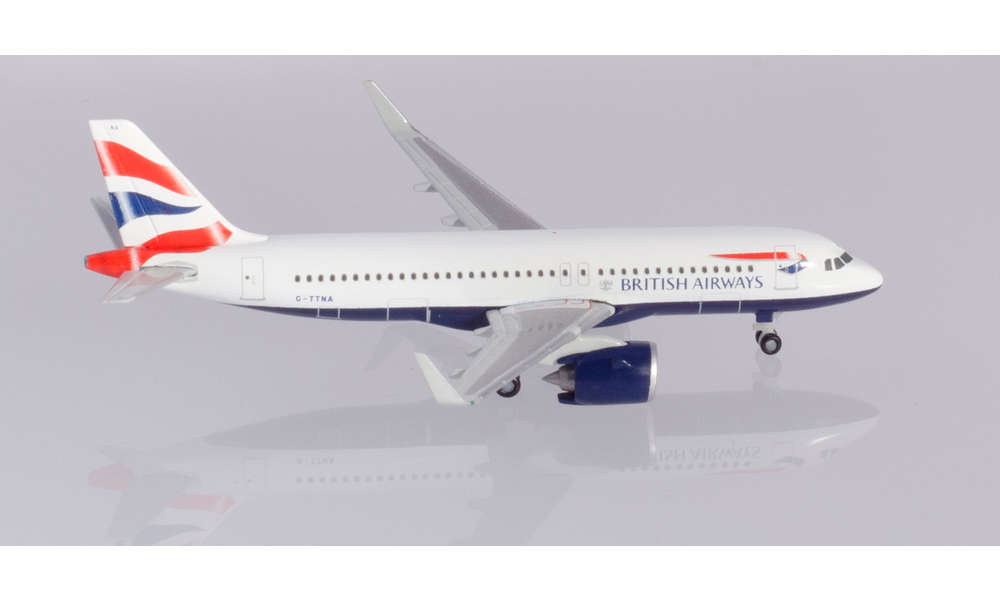 Herpa 532808 British Airways Airbus A320 neo 1:500