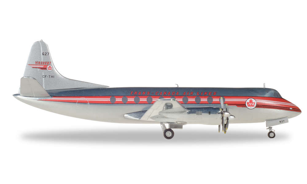 Herpa Wings 1:200 Vickers Viscount 700 Trans Canada Air Lines CF-thi 558938