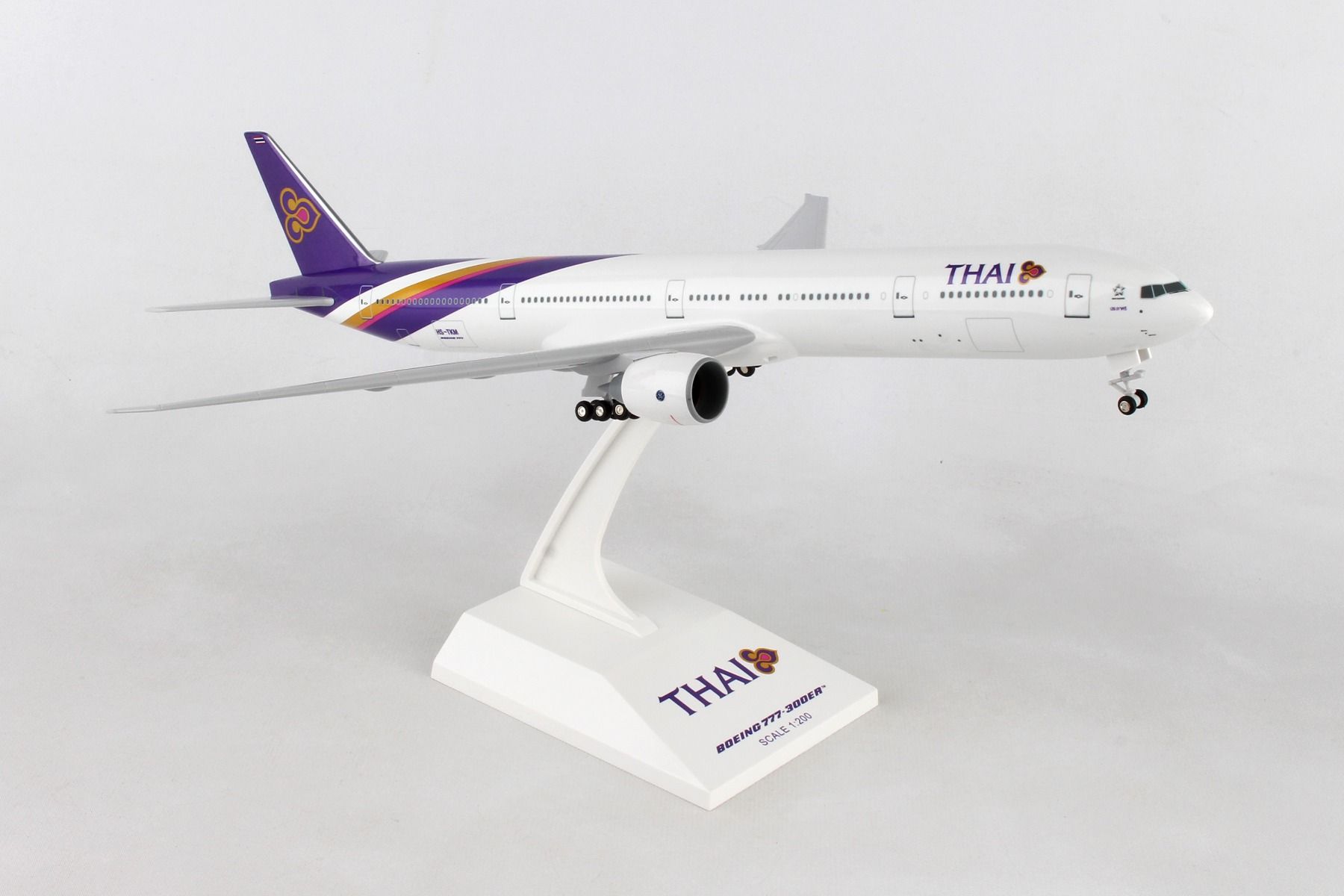 inflight 1/200 タイ航空　B777-300ER HS-TKV Thai Airways Boeing 777-300ER HS-TKV Stand InFlight