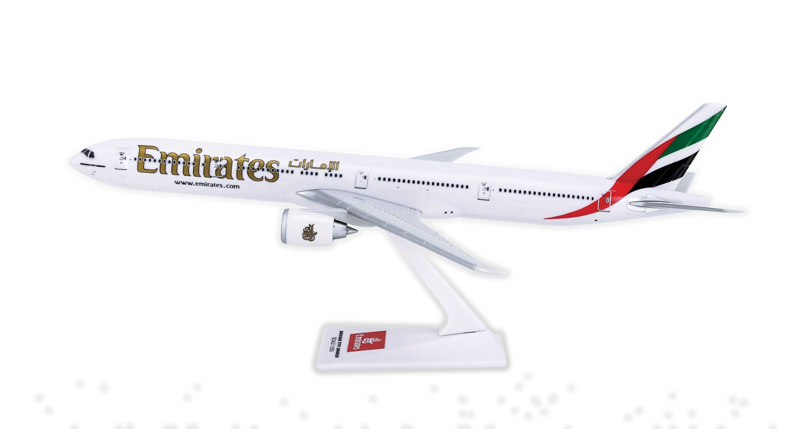 EMIRATES Airbus A380 Plastic Aircraft Model 1:250 Scale Premier Planes NEW 