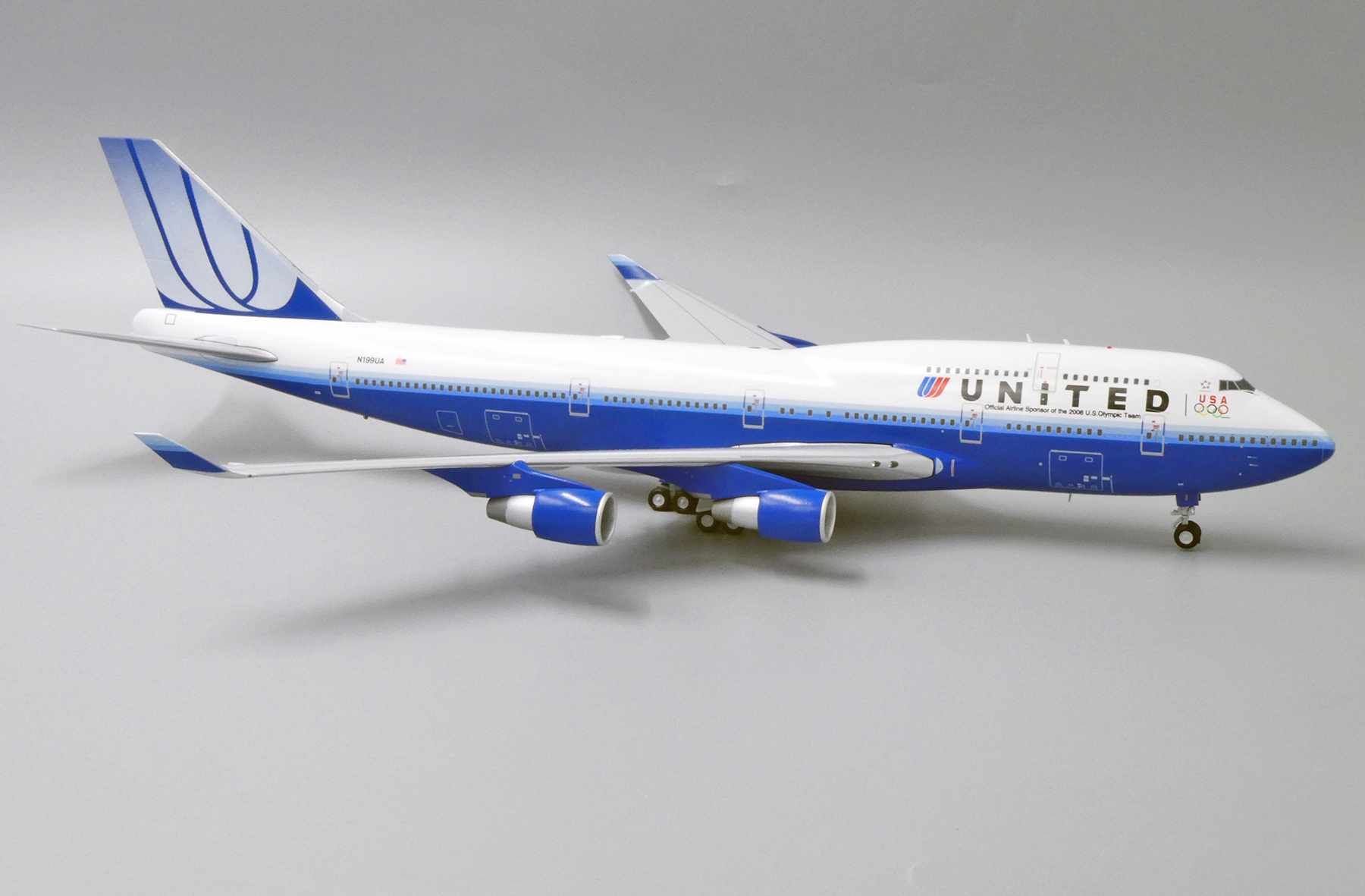 Details about   JC WINGS XX2266 1/200 UNITED AIRLINES BOEING 747-400 REG N104UA WITH STAND 