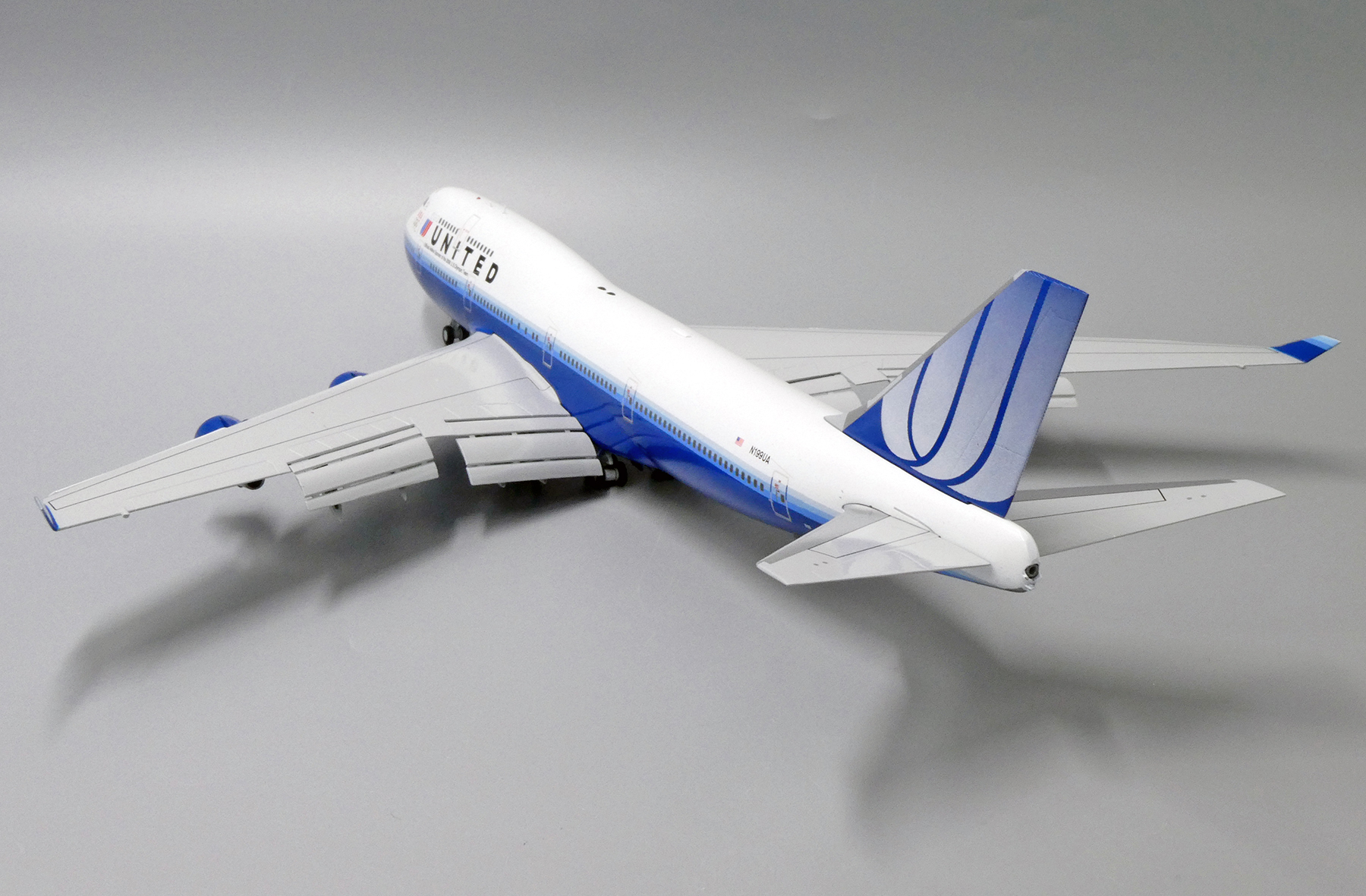 Avion Boeing 747-400 United Airlines Modèle 1:200 JC Wings – N121UA, Neuf En Boîte