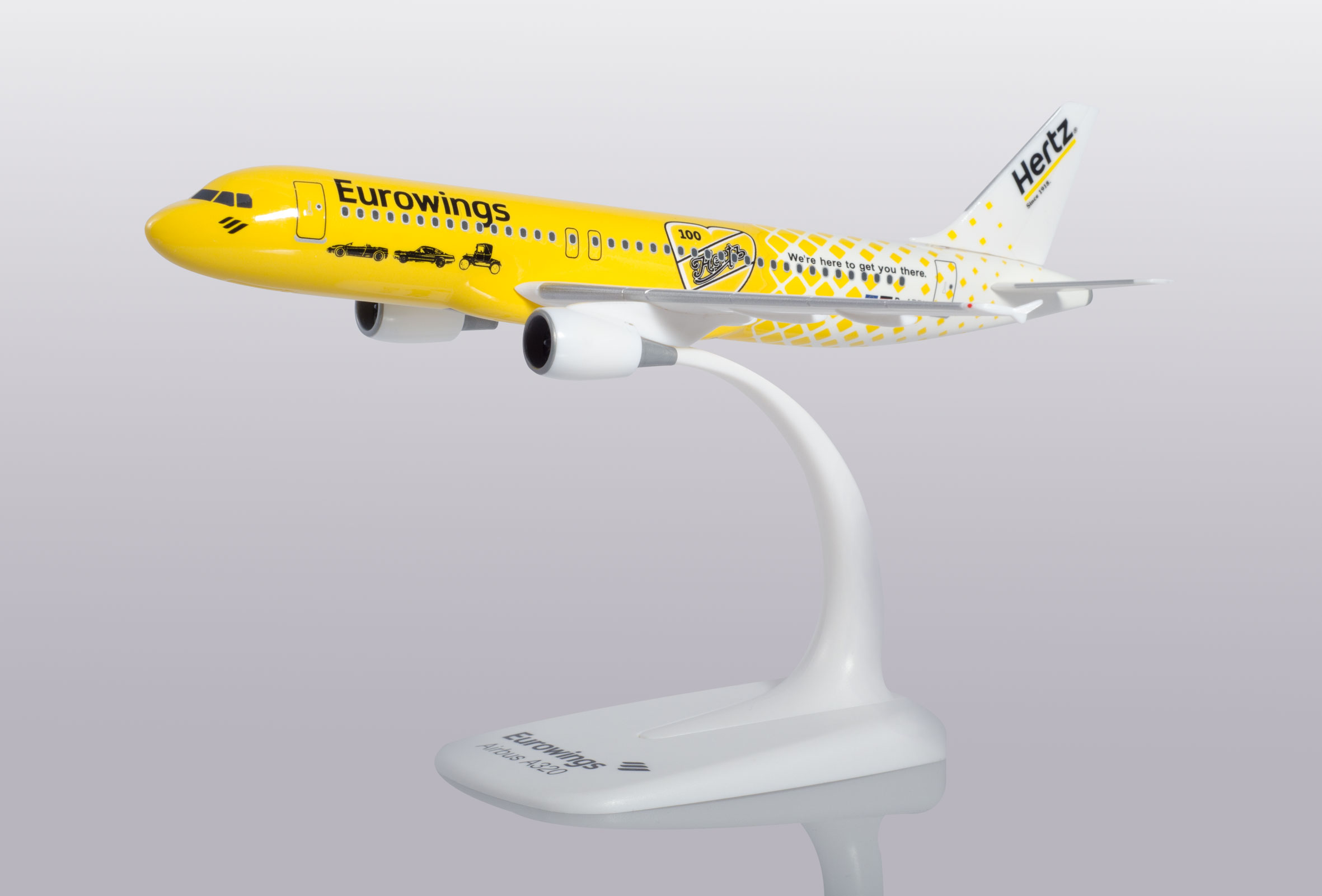 BVB équipe Airbus Eurowings Airbus a320-200 1:200 Herpa Snap-Fit 611312 nouveau 