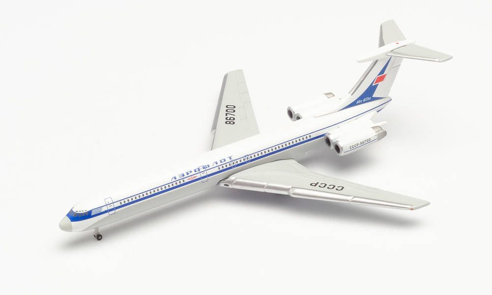 Herpa Wings Aeroflot Ilyushin IL-62M 530842  Reg#CCCP-86502 1/500 New 