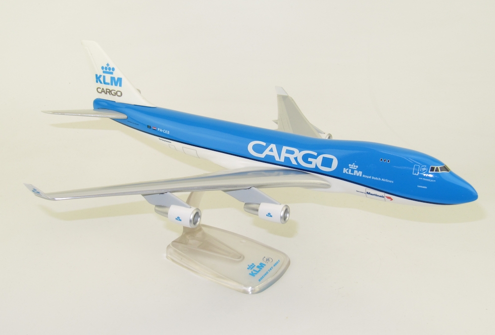 KLM Martinair Boeing 747-400F Cargo Freighter 1:200 Modellino da Collezione B747 