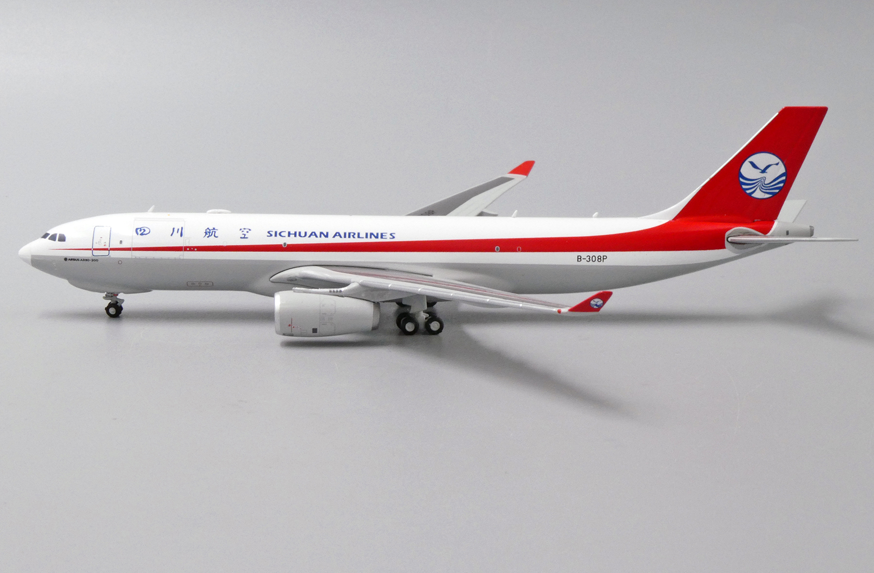 Details about   JC Wings SICHUAN AIRLINES AIRBUS A330-200F B-308Q 1/400 diecast plane model 