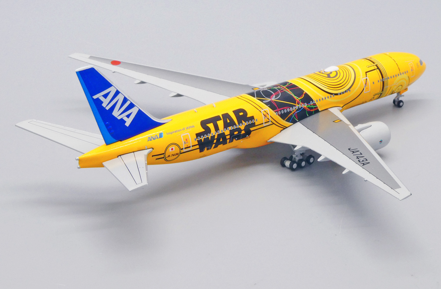 JC Wings All Nippon Airways ANA Star Wars C-3PO 777-200ER JA743A 1:400
