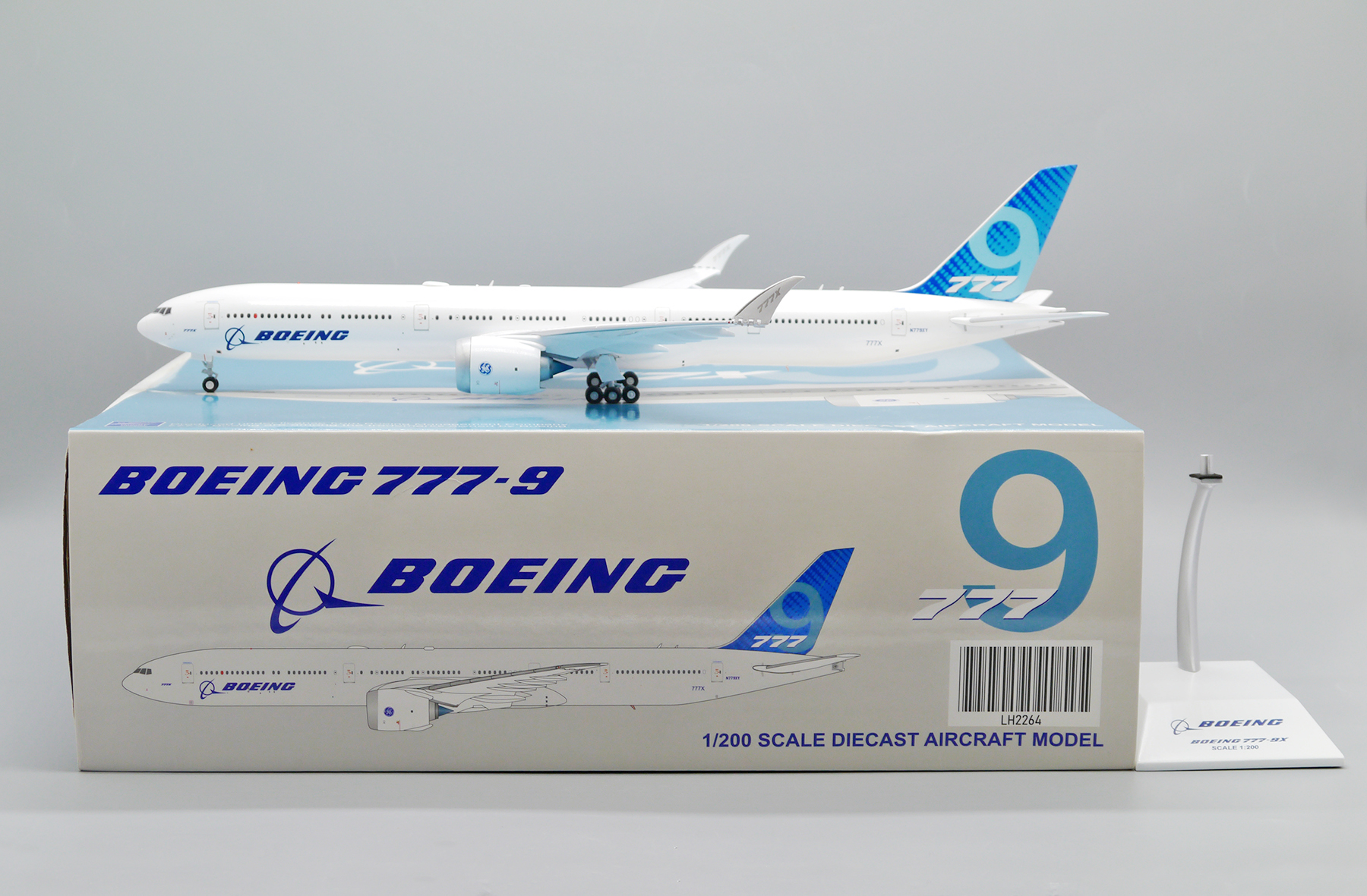 JC Wings 1:200 House Boeing 777-9X N779XX (Foldable Wingtips