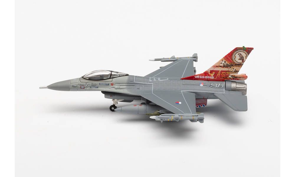 Herpa MiniKit F-16A – Force Aérienne Belge, échelle 1/??, Maquette à Assembler Sans Colle, Collection Adulte