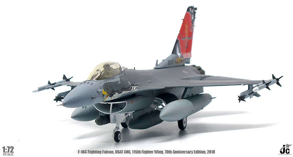Metal Display Stand for F-16 Falcon 1/72 Scale JC Wings 