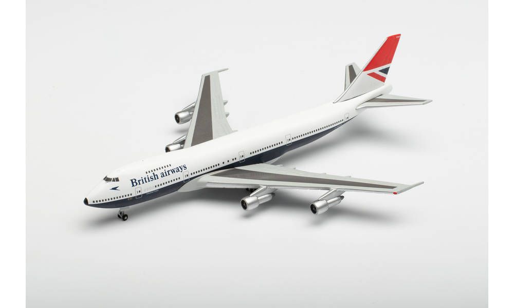 Boeing 747-100 British Airways 747 Farewell Sebastian Cabot 1:500 Herpa Wings 