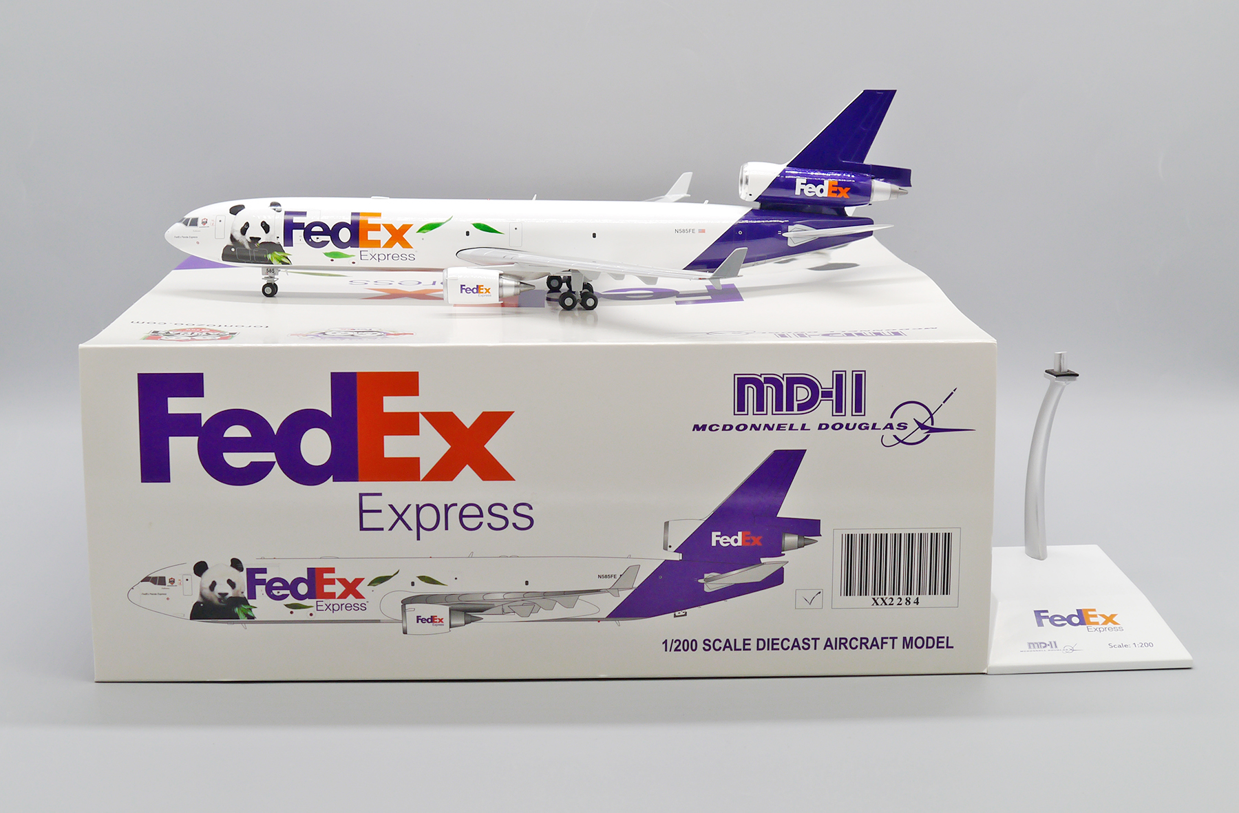 ScaleModelStore.com :: JC Wings 1:200 - XX2284_damaged_box - FedEx 