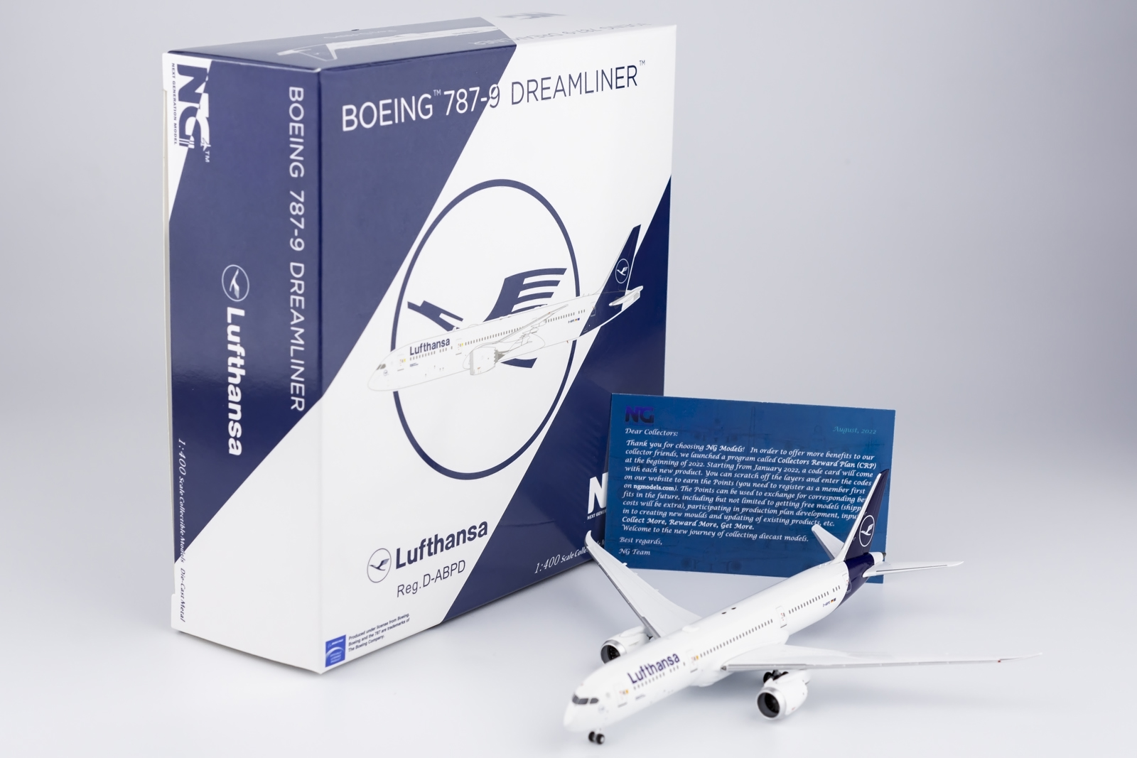 ScaleModelStore.com :: NG Models 1:400 - 55093 - Lufthansa Boeing