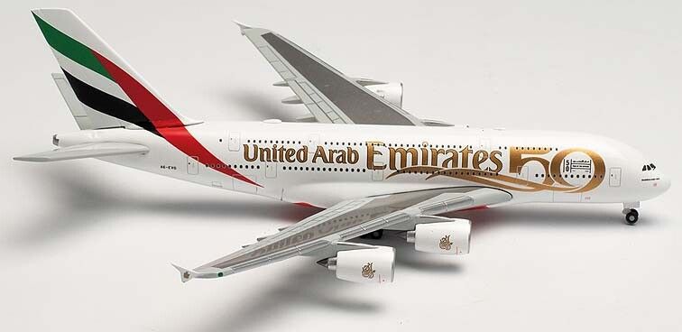 herpa 612180 Emirates Airbus A380 United for Wildlife II | Snap-Fit WINGS 1:250 | Online kaufen bei Modellbau Härtle