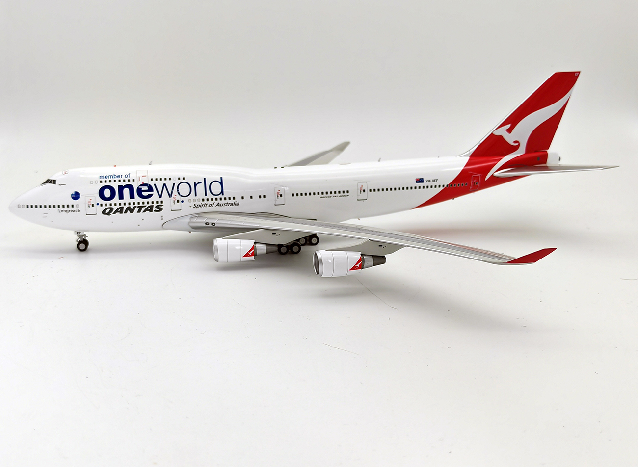未使用 模型飛行機 カンタス航空 One World 747-400 1 500 - 航空機