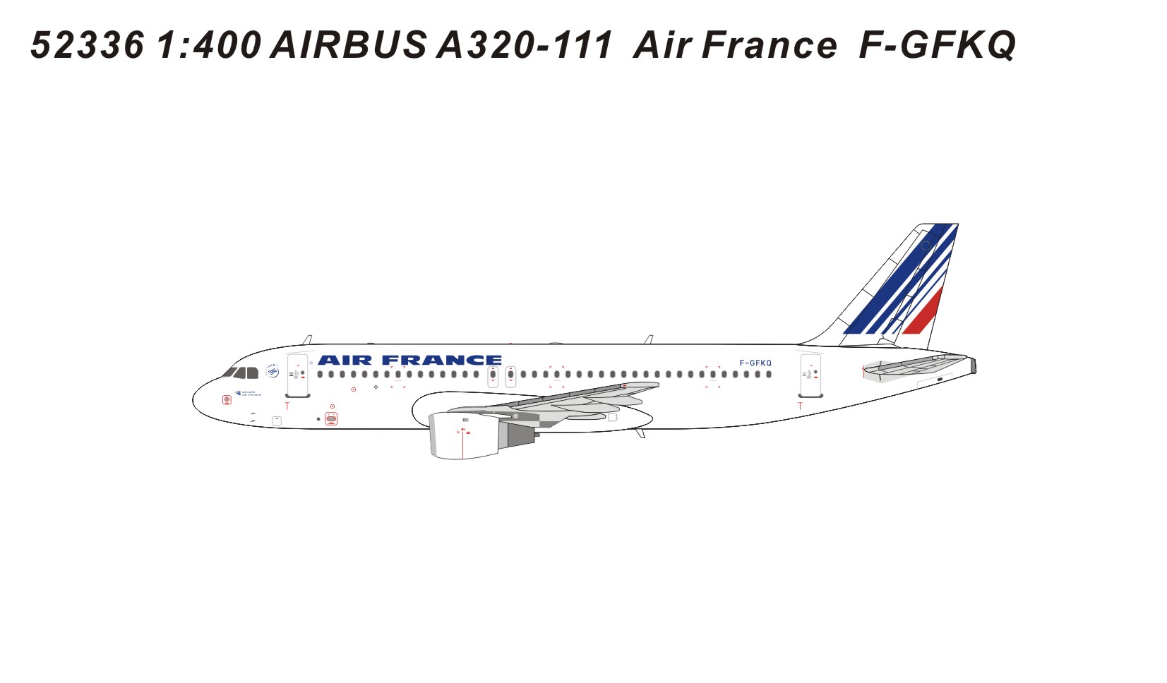Maquette à monter A320 Air France - 1/125e
