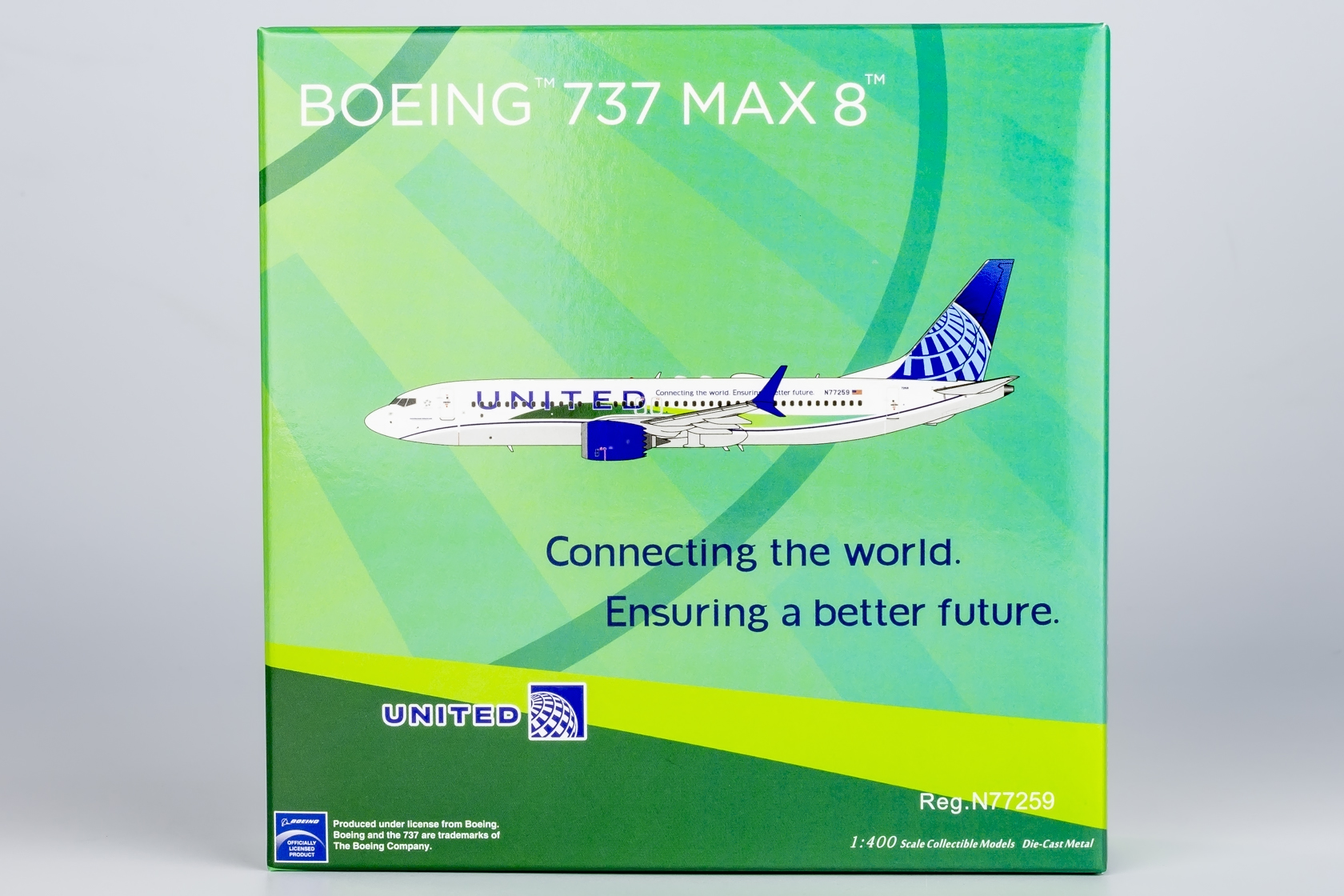 NGmodel ユナイテッド航空 737MAX8 N37318 1/400