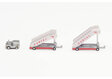 Qantas - Passenger stairs + tractor (Herpa Wings 1:200)